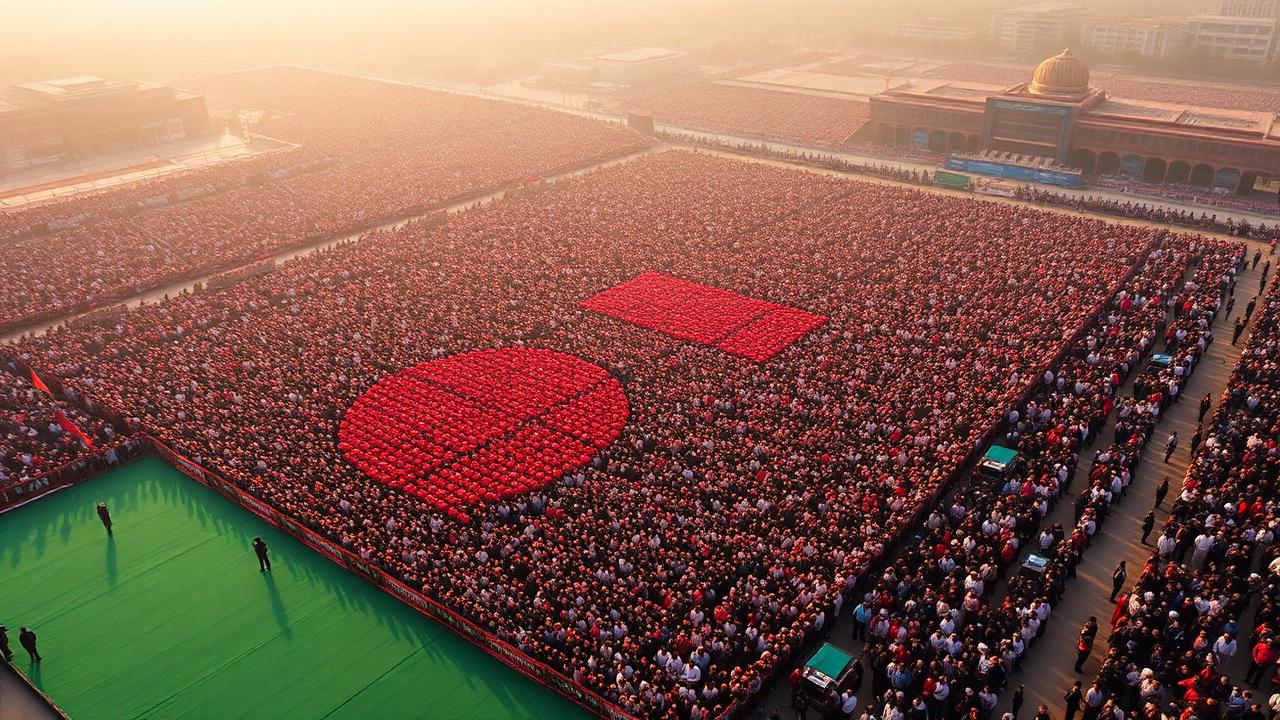 Largest envelope mosaic (flag)